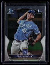 2023 BOWMAN DRAFT CHROME COLEMAN PICARD RC KANSAS CITY ROYALS #BDC-161 1ST