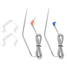 2PCS Meat Thermometer Probes Stainless Steel for Thermopro TP04 TP06 TP07 TP08