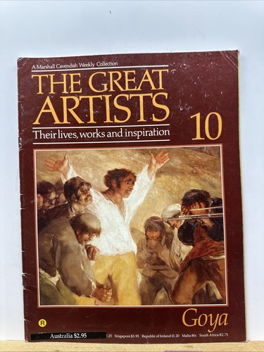 The Great Artists No.10 Goya Magazine In Good Condition