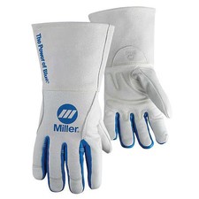 Miller Electric 263332 Performance Welding Gloves, Gauntlet Cuff, Keystone