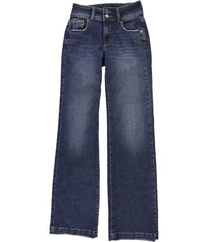 Silver Jeans Damen Curvy Trouser Fit Jeans, blau, 24
