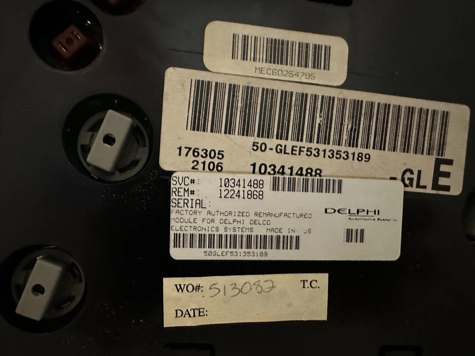 Cuadro de instrumentos velocímetro Buick Century 2003 y 04 193.582 millas LCD reconstruido Foto 3 de 3