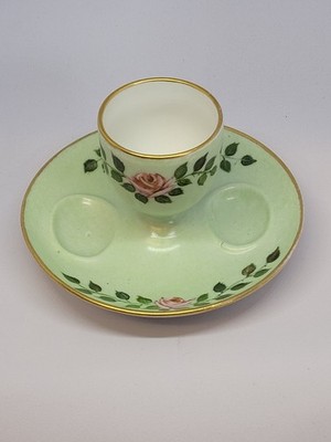 Vintage Eierbecher mit Löffelablage