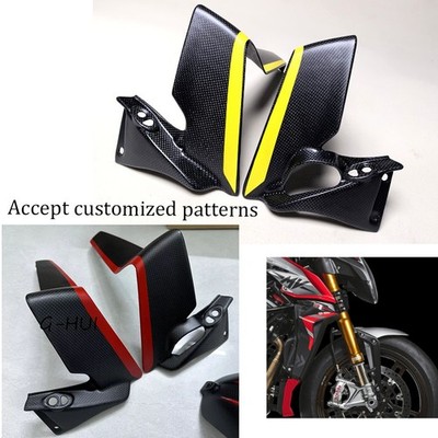 For MV Agusta Brutale 1000 RR/RS Carbon Fiber Wings Motorcycle Tank Side Panels
