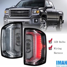 LED White Tail Light OE Style Rear Lamp Assembly For GMC Sierra 1500 2014-2018