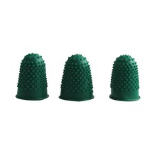 Image of Q-Connect Thimblettes Size 0 Green (Pack of 12) KF21508