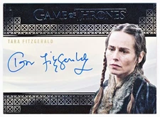 Game of Thrones Legends the Realm Tara Fitzgerald Valyrian Steel Autograph #NNO