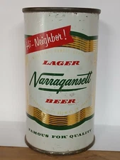Narragansett LAGER BEER 12 oz. flat top - Cranston, Rhode Island