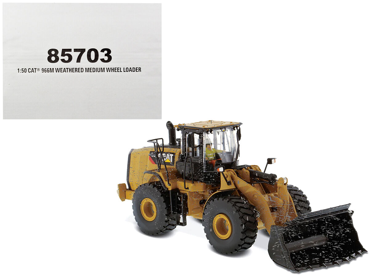CAT Caterpillar 966M Wheel Loader with Operator Dirty CAT Caterpillar 966M Wheel Loader with Operator Dirty