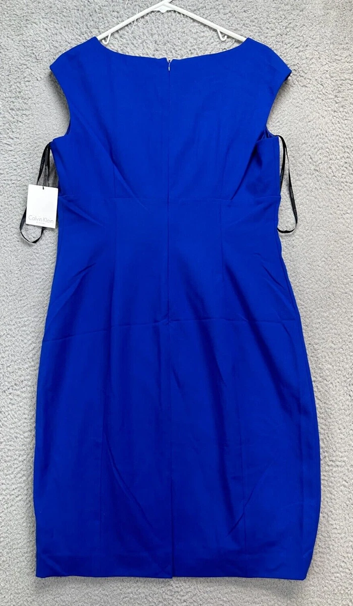 Calvin klein cheap blue dress