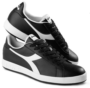 Tg.10 44 1 2 Scarpe Diadora Game P M Nero Bianco Uomo Tg.10 44 1 2 Scarpe Diadora Game P M Nero Bianco Uomo