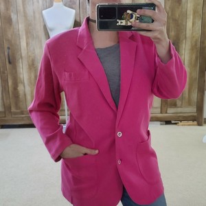 womens hot pink cardigan sweater