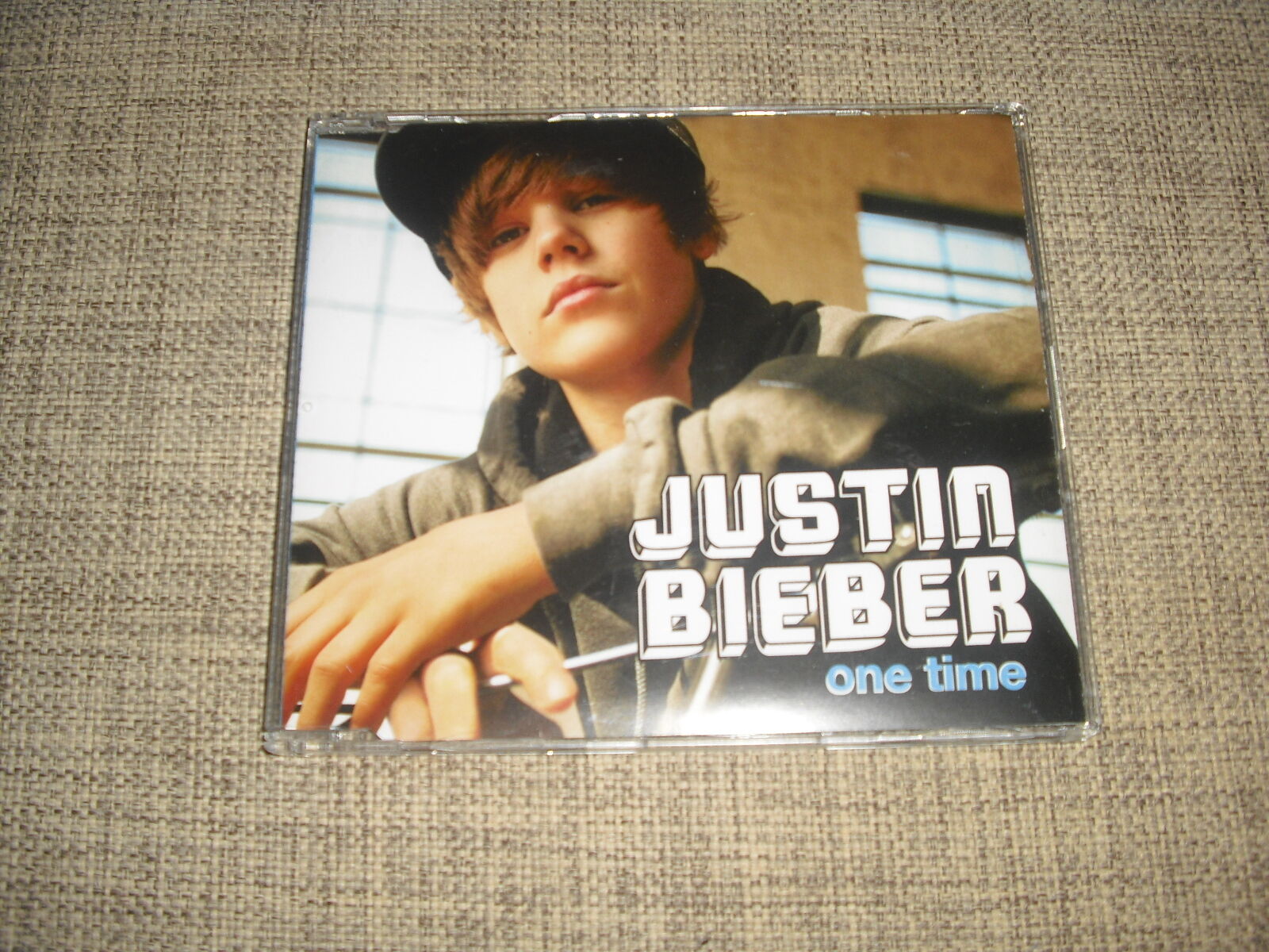 JUSTIN BIEBER - ONE TIME - 2 TRACK DJ ADVANCE 2009 PROMO SINGLE   NO YUMMI  RARE