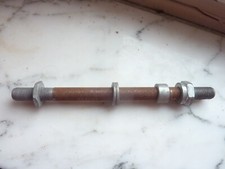NOS ancien axe de roue moto Motobecane Terrot 12 mm 180 mm vintage