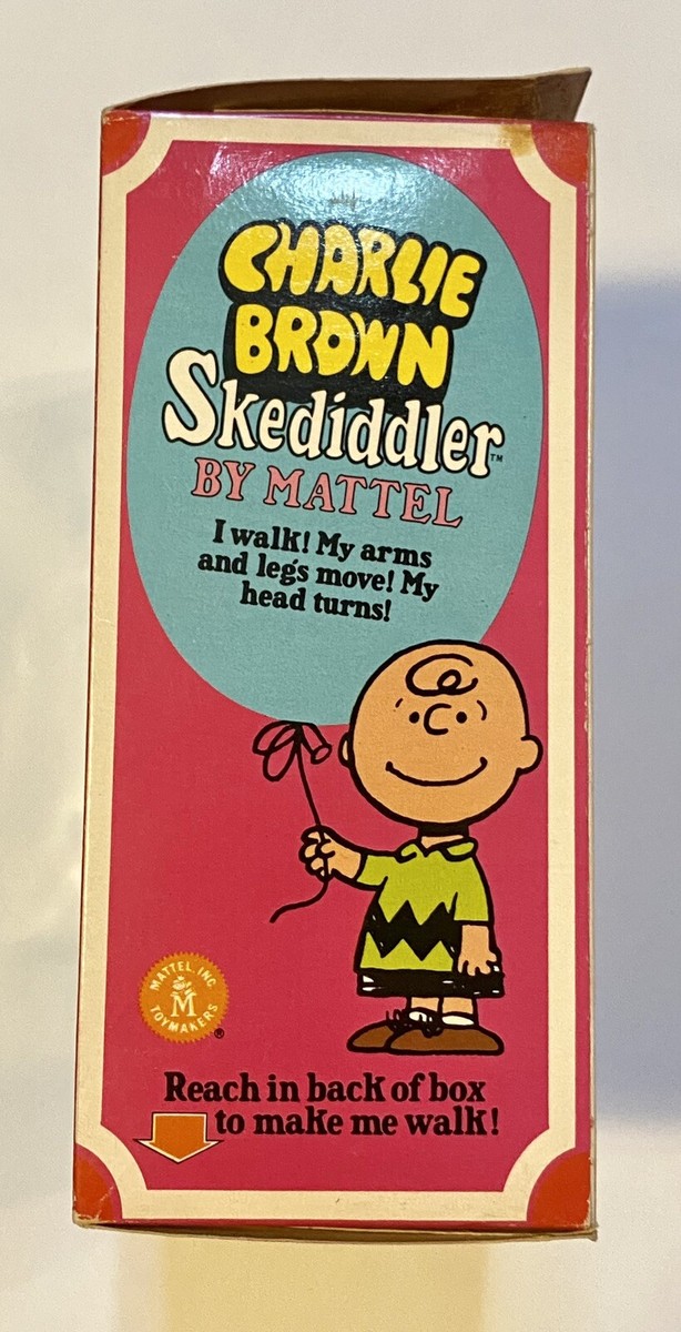 CHARLIE BROWN Skediddler 未使用品 デッドストック品 1968 Mattel - Charlie Brown Skediddler - NIB New - Peanuts Cartoon