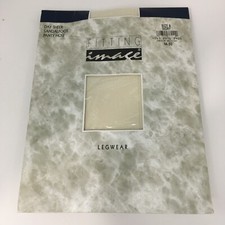 WOMENS SANDALFOOT FITTING IMAGE IVORY SHEER STOCKINGS NYLONS PANTYHOSE SIZE A