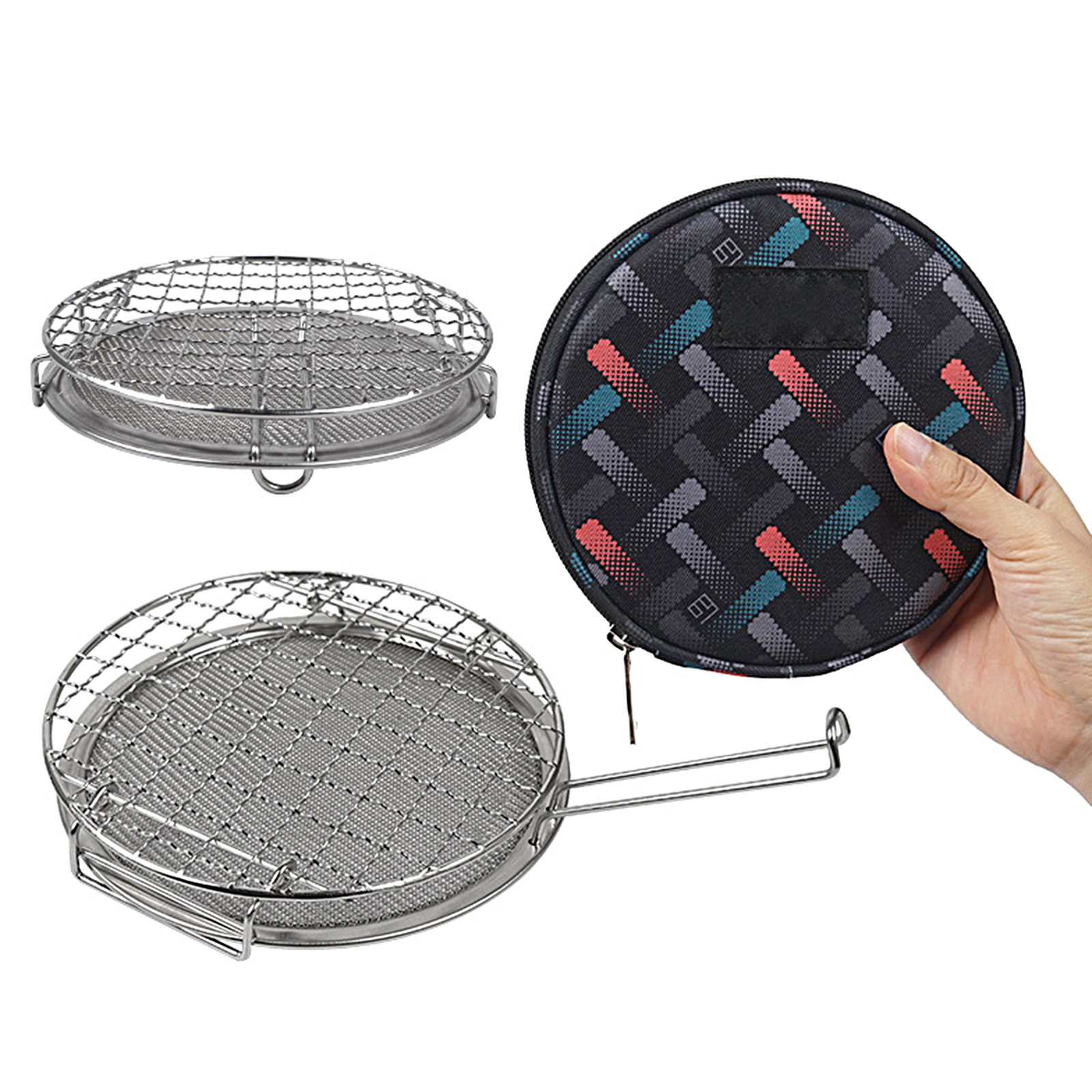 1 Set Bbq Grill Rack No Rusting Multifunctional Grill Rack Gas Stove