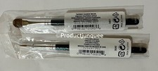 bareMinerals Lot Of 2 Tapered Shadow And Eyeliner Brush Set Full Size Sealed