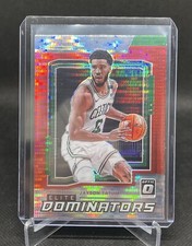 Jayson Tatum 2021 Donruss Optic Elite Dominators Red Pulsar #12