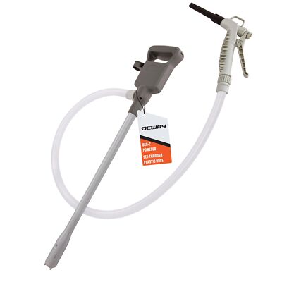 Deway Automatic Fuel Transfer Pump with Nozzle for Flow Control & Stop, USB-C