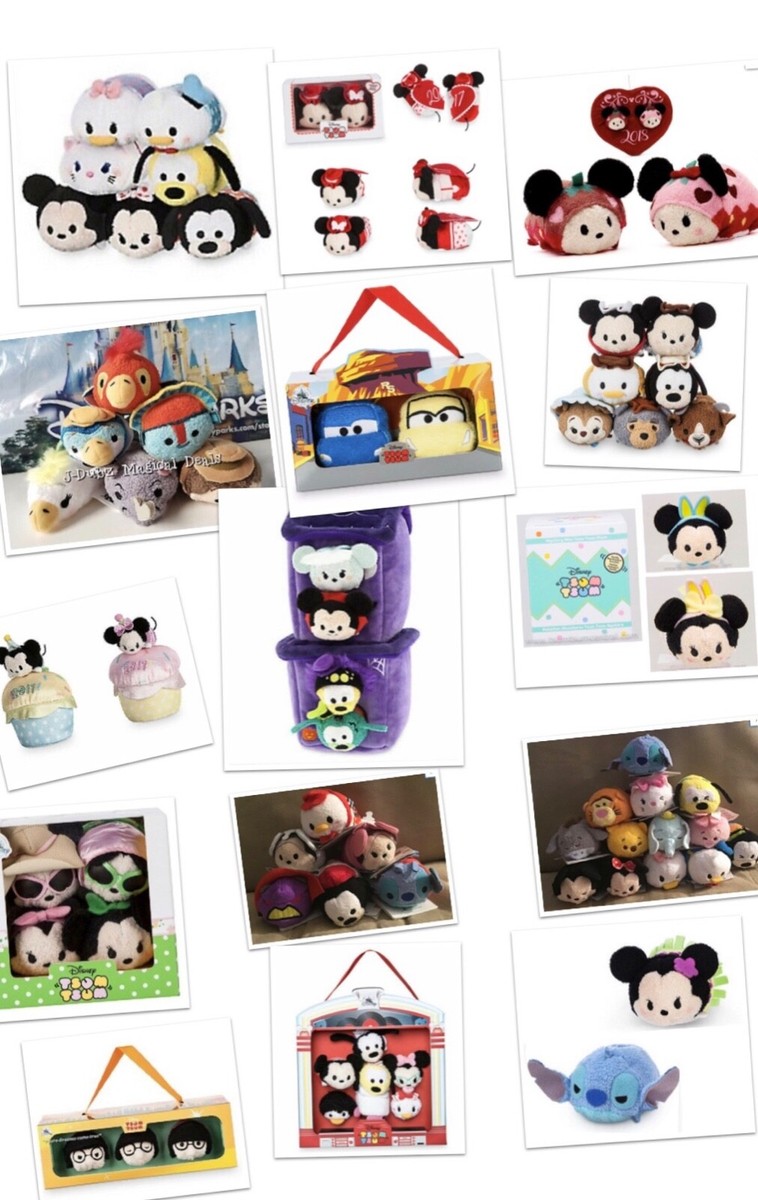 Authentic US Disney Parks/ Disney Store Tsum Tsum Set | eBay