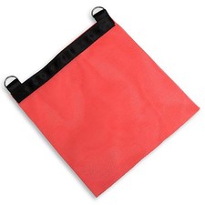 6 Safety Flags 18" x 18" Orange Mesh DOT Compliant Truck Trailer Flag *USA Made*
