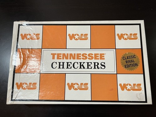 Vintage ~ Tennessee Volunteers Checkers Game ~ Classic Rival Edition ~ Football - Picture 13 of 17