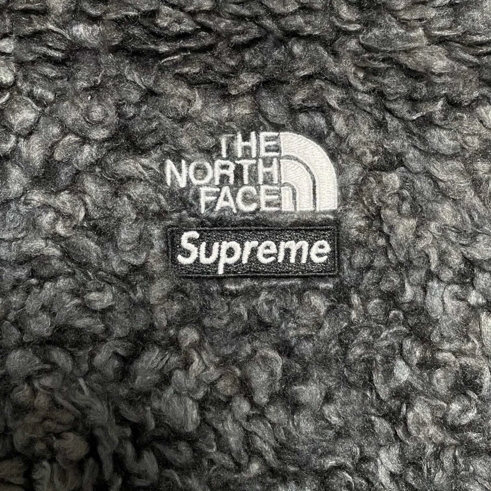 Supreme The North Face High Pile Fleece Long Sleeve Top Black - Image 3 of 4