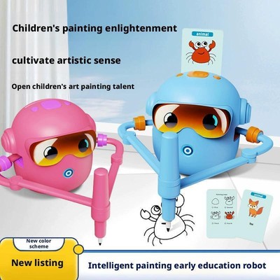 Intelligenter Zeichenroboter intelligentes Malen, Kindergeschenk, frühes pädagogisches Spielzeug