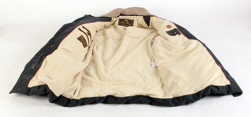 Giacca imbottita Loro Piana nylon/piumino con dettagli in camoscio e cashmere - vendita al dettaglio $4500 - Foto 13 di 23