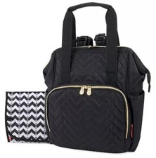 Fisher Price 92039 Morgan Diaper Bag Backpack - Black