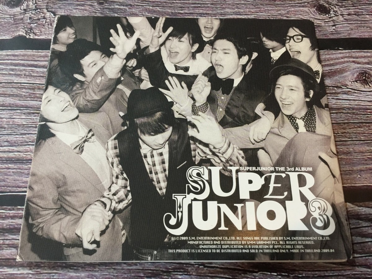 Super Junior The 3rd Album Sorry Sorry Digipack CD (SM