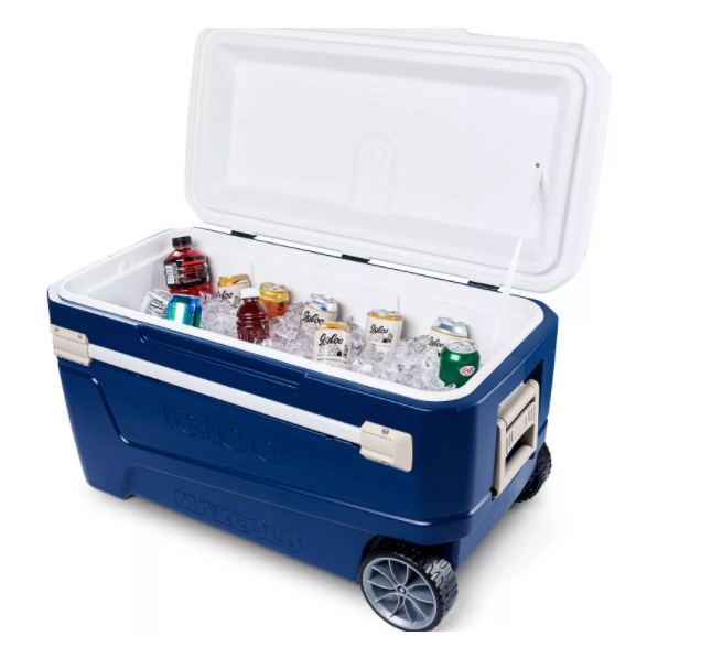 igloo glide roller cooler