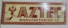 Vintage Porcelain Aztec Pumping  Unit Sign 13x5