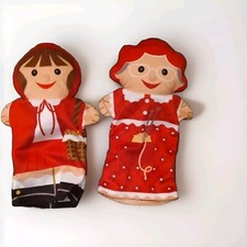 Melissa  Doug Fairy Tale Story Time Red Riding Hood Grandma Hand Puppets