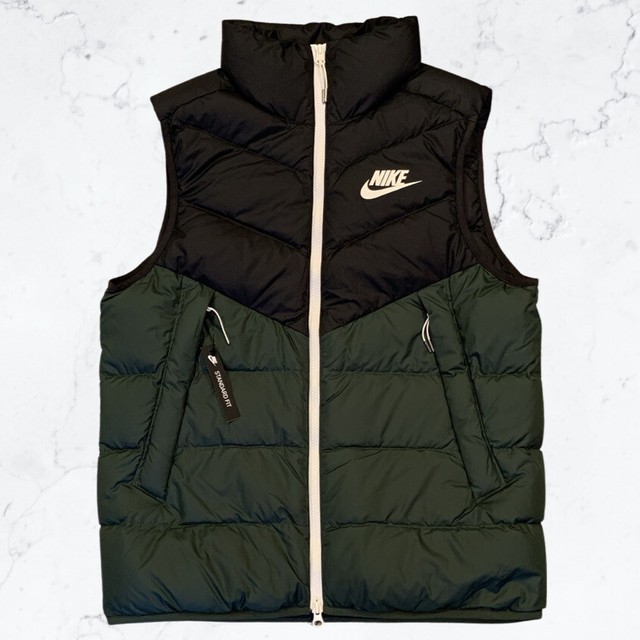 Nike Sportswear Mens Jade Size M Full Zip Windrunner Down Fill Vest for  sale online | eBay