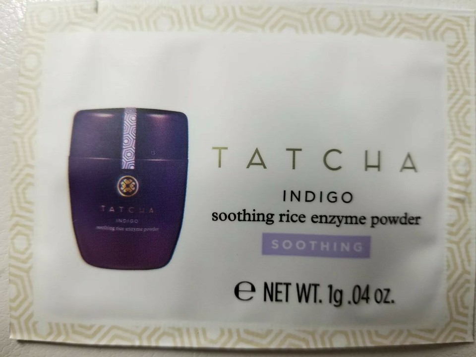 Tatcha Skin Care Packettes INDIGO SOOTHING Rice Enzyme Powder Packet 5 ...