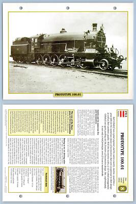 Prototype 100.01 - European Railways - Legendary Trains Maxi Card