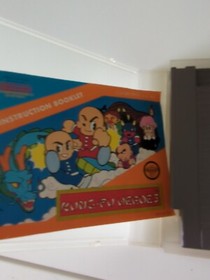 Kung Fu Heroes (Nintendo 1989) NES Authentic game and manual in clamshell