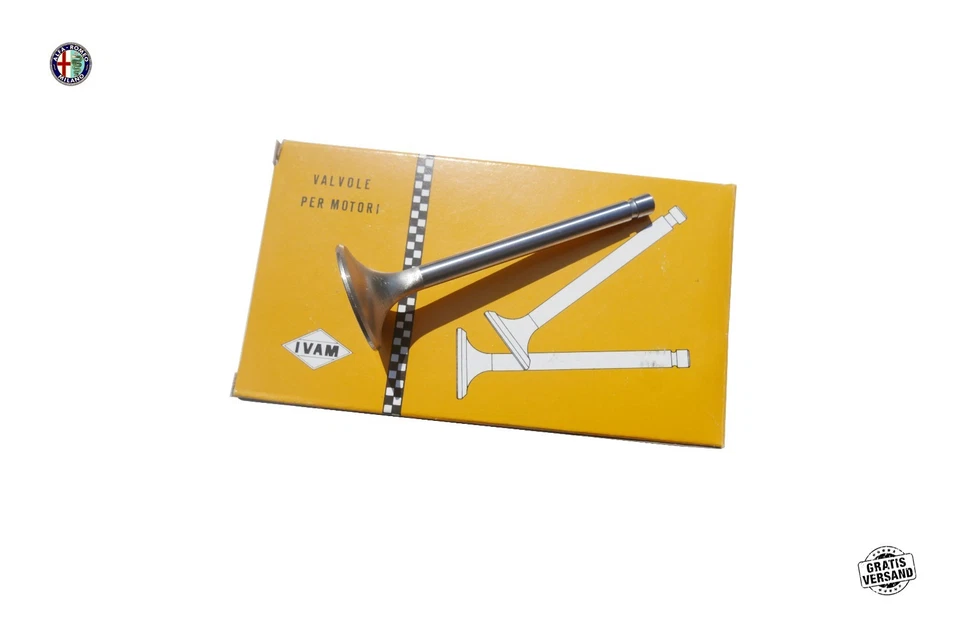 6x Auslaßventil + 6x Einlaßventil Ferrari 246 Gt Gts Ivam 36,5 Mm Valve 1969-74 - Imagem 4 de 4