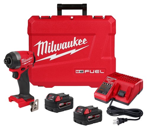 Milwaukee 2953-22 M18 FUEL 18V 1/4" Hex Cordless Li-Ion Impact Driver Kit US