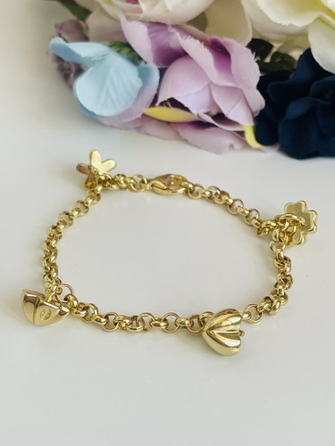 Bracciale Molecole Flower Con Ciondolini - Foto 2 di 7