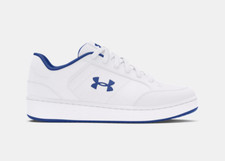 Under Armour Grade School UA Official Big Kids' Shoes Color: White Tech Blue