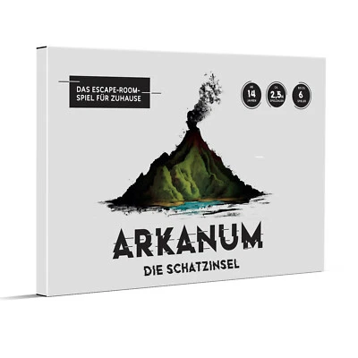 Arkanum die Schatzinsel - Escape Room Spiel für Zuhause. Gesellschaftsspiel  - Bild 1 von 4