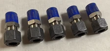 (5ea) Parker CPI  6-4 FBZ-SS , Male Connector , 3/8" Tube OD x 1/4" MNPT , 316SS