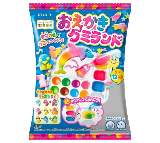 Japón DIY Candy Kit Kracie Dibujo Gummy Land 27g × 7 bolsas