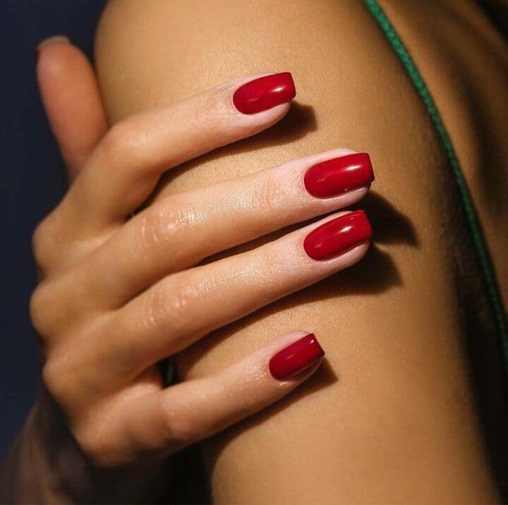 48 Stück Press-on-Nails, Französische Spitze, Kurze Quadratische Form, Mit Klebebändern Und Zubehör
