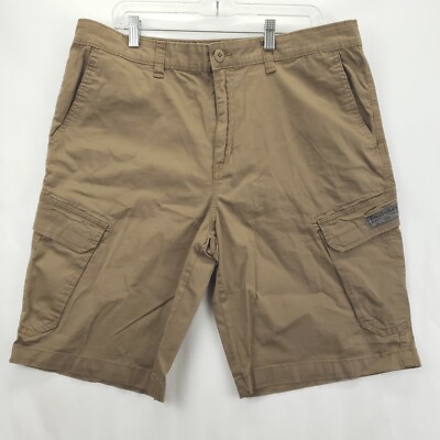 NEW Union Bay Cargo Shorts Mens 38 Tan Stretch Outdoor Pockets Zip Fly  Casual | eBay