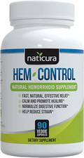 Hem-Control - Fast Effective Hemorrhoid Treatment Supplement - Powerful Formula