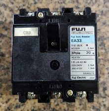 FUJI ELECTRIC AUTO BREAKER EA33 3POLE 20 AMP